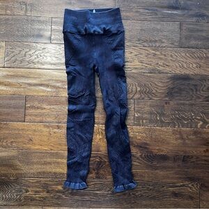 FP Movement Black Ribbed Leggings Size M/L